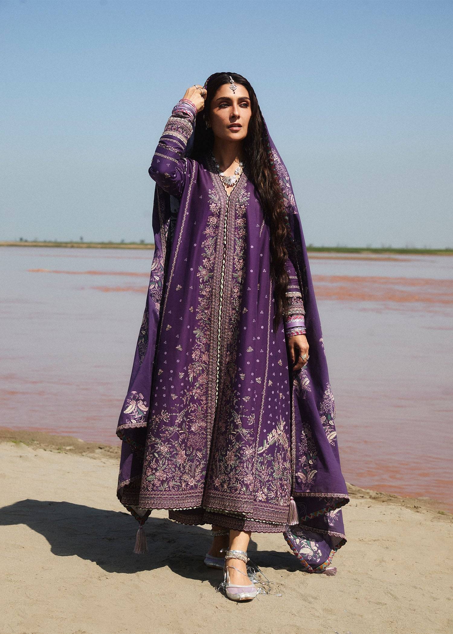 Hussain Rehar | Surkh Eid Pret’25 | Gulistaan by Maria Faisal - Registered Vendor of : Hussain Rehar - type : Ladies Clothes - 100% original wedding dresses