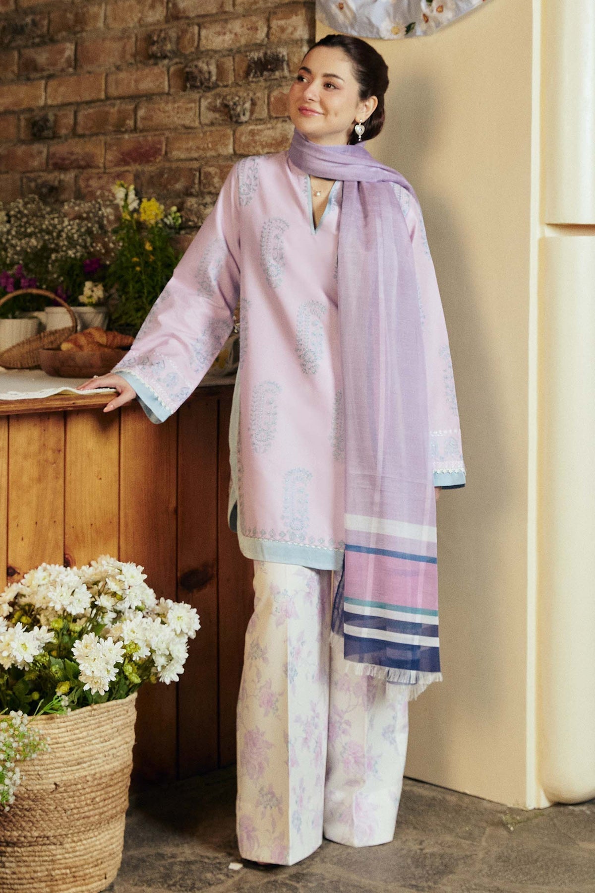 Zara Shahjahan | Coco Lawn Vol 2 | DIARA-4B - Designer Dress with Intricate embroidery and embellishments. Shop elegent wedding dress at Maria Faisal.