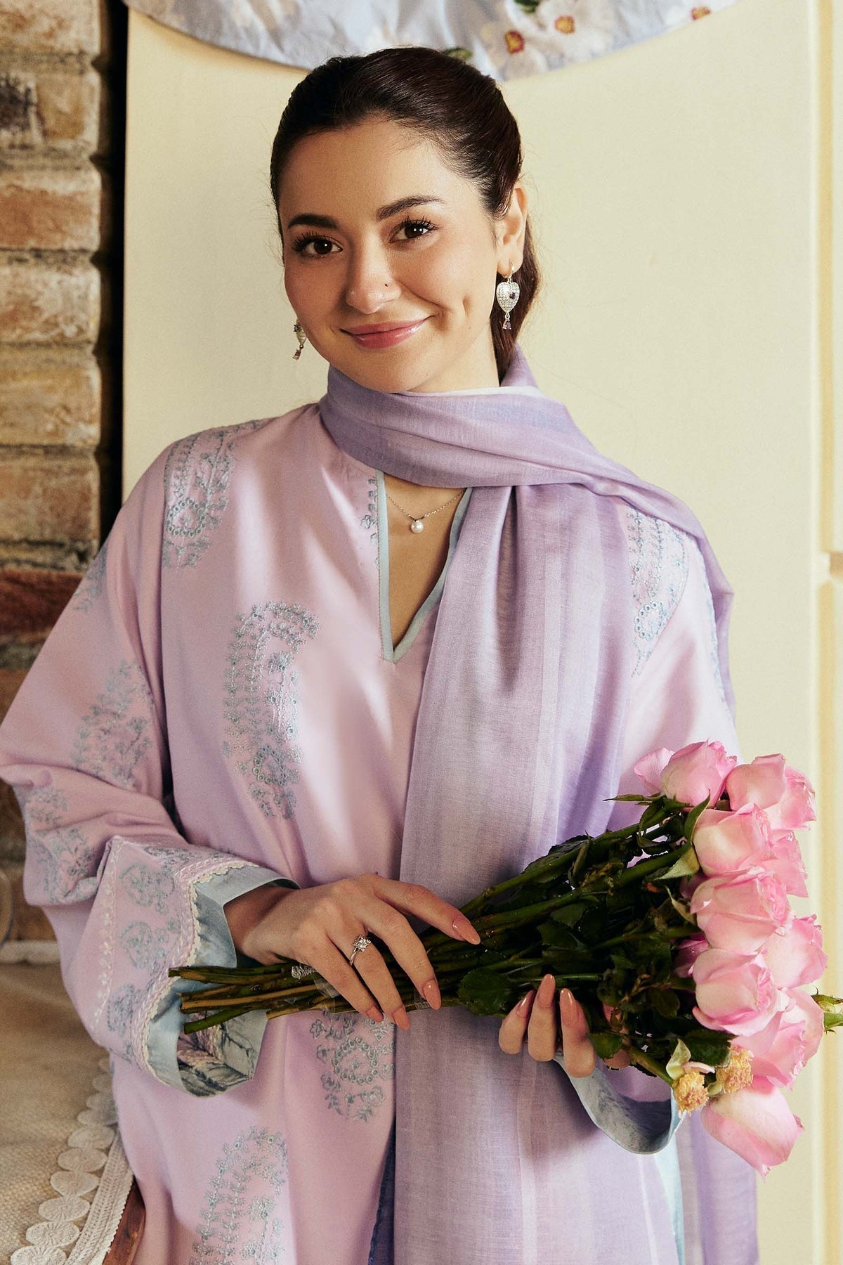 Zara Shahjahan | Coco Lawn Vol 2 | DIARA-4B - Designer Dress with Intricate embroidery and embellishments. Shop elegent wedding dress at Maria Faisal.