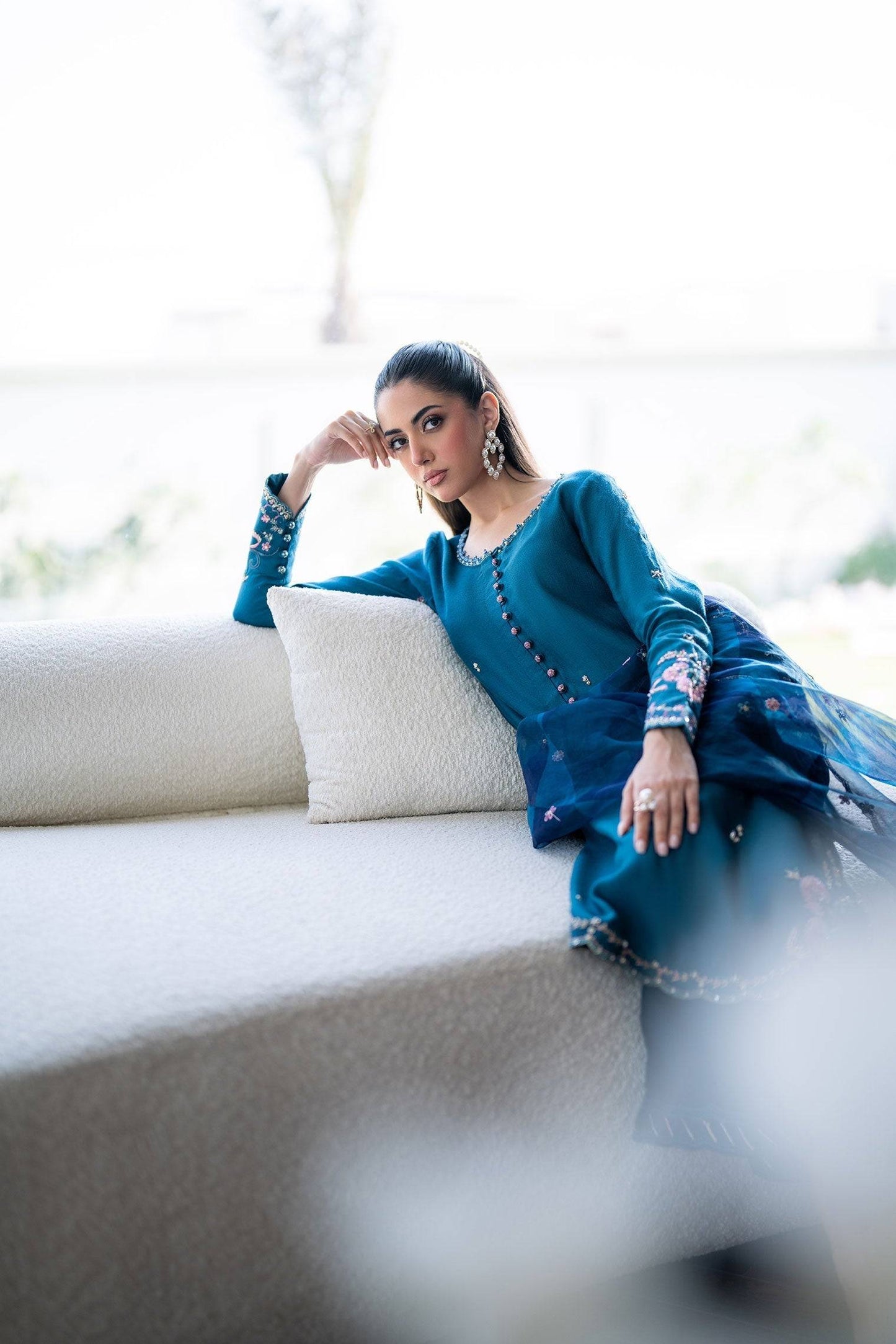 Dhanak | SS 25 Luxury Pret | SS25DL-0315 by Maria Faisal - Registered Vendor of : Dhanak - type : Ladies Clothes - 100% original wedding dresses