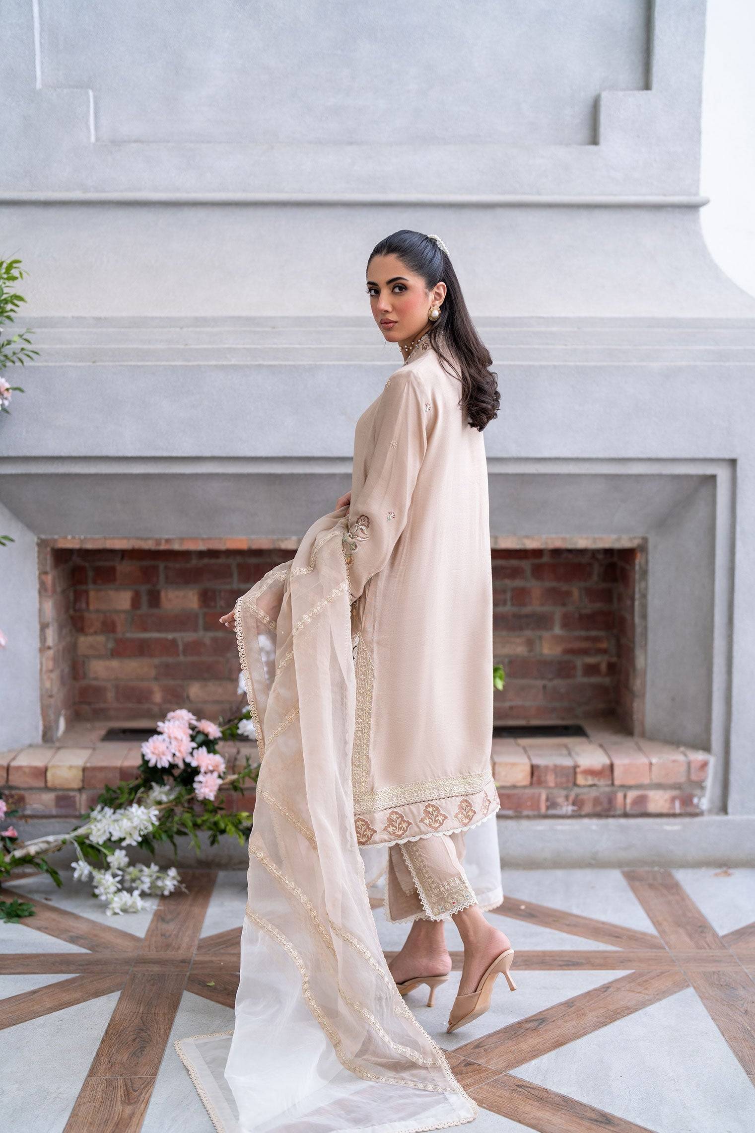 Dhanak | SS 25 Luxury Pret | SS25DL-0322 by Maria Faisal - Registered Vendor of : Dhanak - type : Ladies Clothes - 100% original wedding dresses