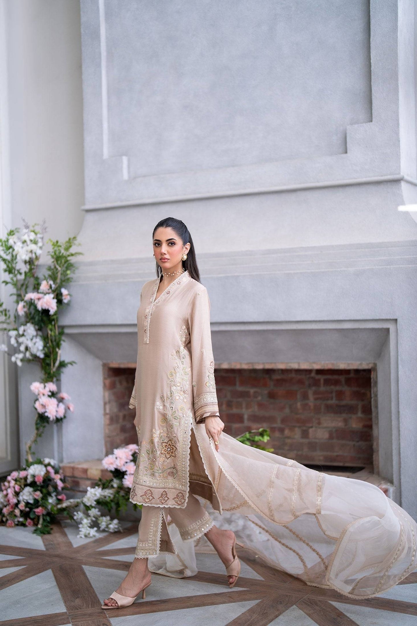 Dhanak | SS 25 Luxury Pret | SS25DL-0322 by Maria Faisal - Registered Vendor of : Dhanak - type : Ladies Clothes - 100% original wedding dresses