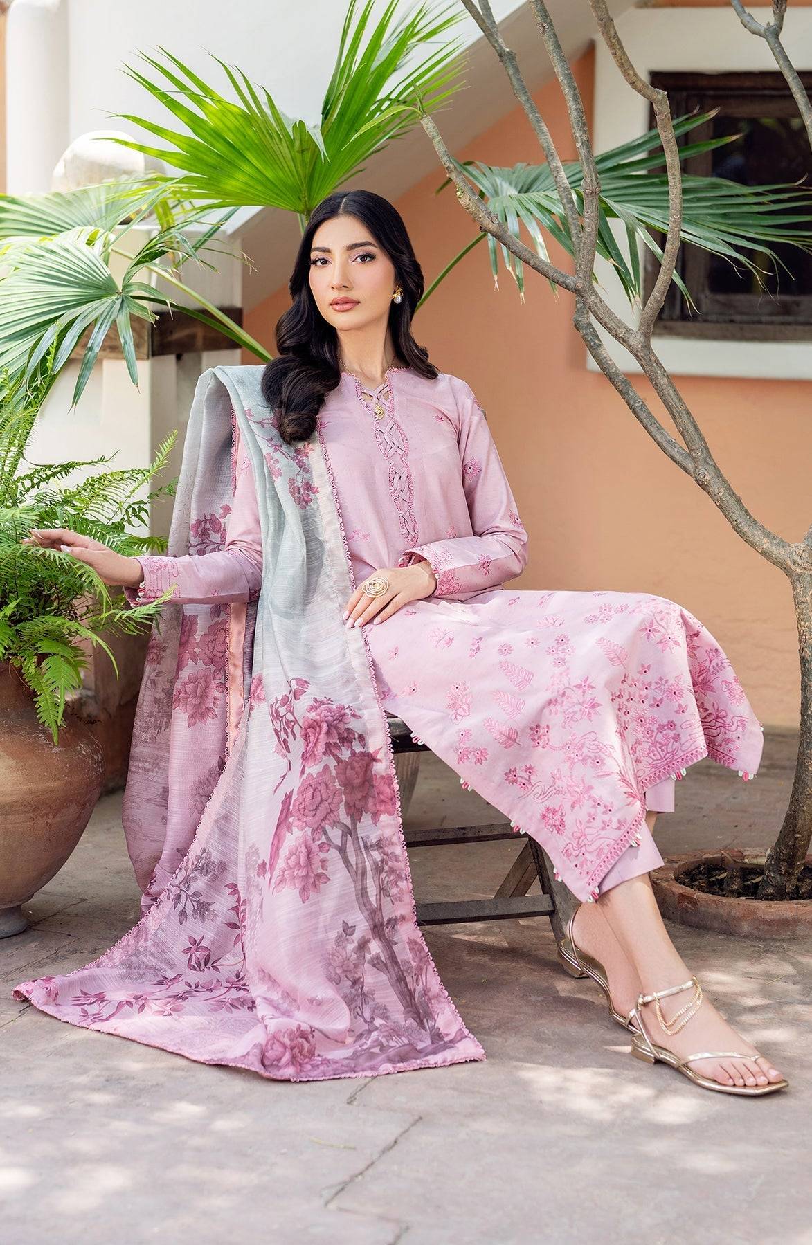 Zarif | Nura Textured Lawn 25 | JEEM by Maria Faisal - Registered Vendor of : Zarif - type : Ladies Clothes - 100% original wedding dresses