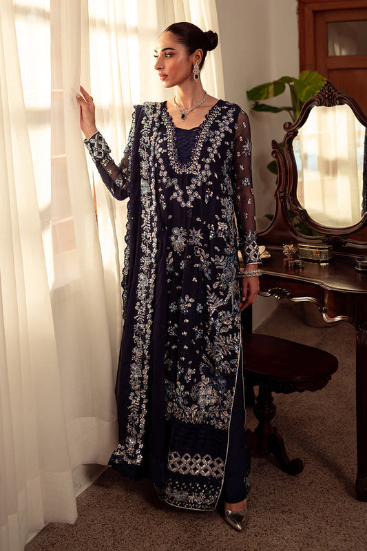 Neeshay | Dastaan Luxury Chiffon | Neelam - Wedding Dress - Maria Faisal