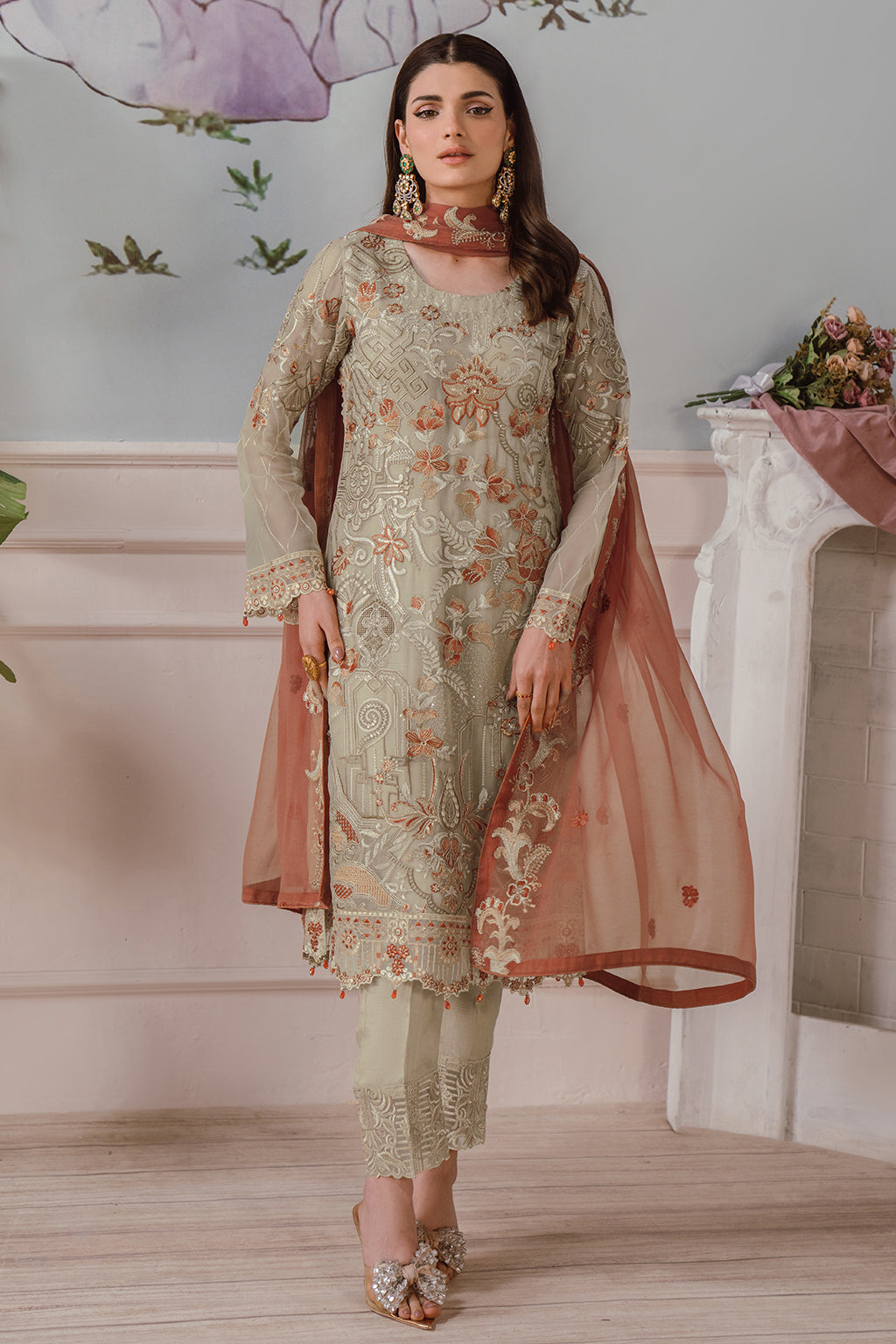 Ramsha | Ramsha Collection | F-2505 - Ladies Clothes - Maria Faisal
