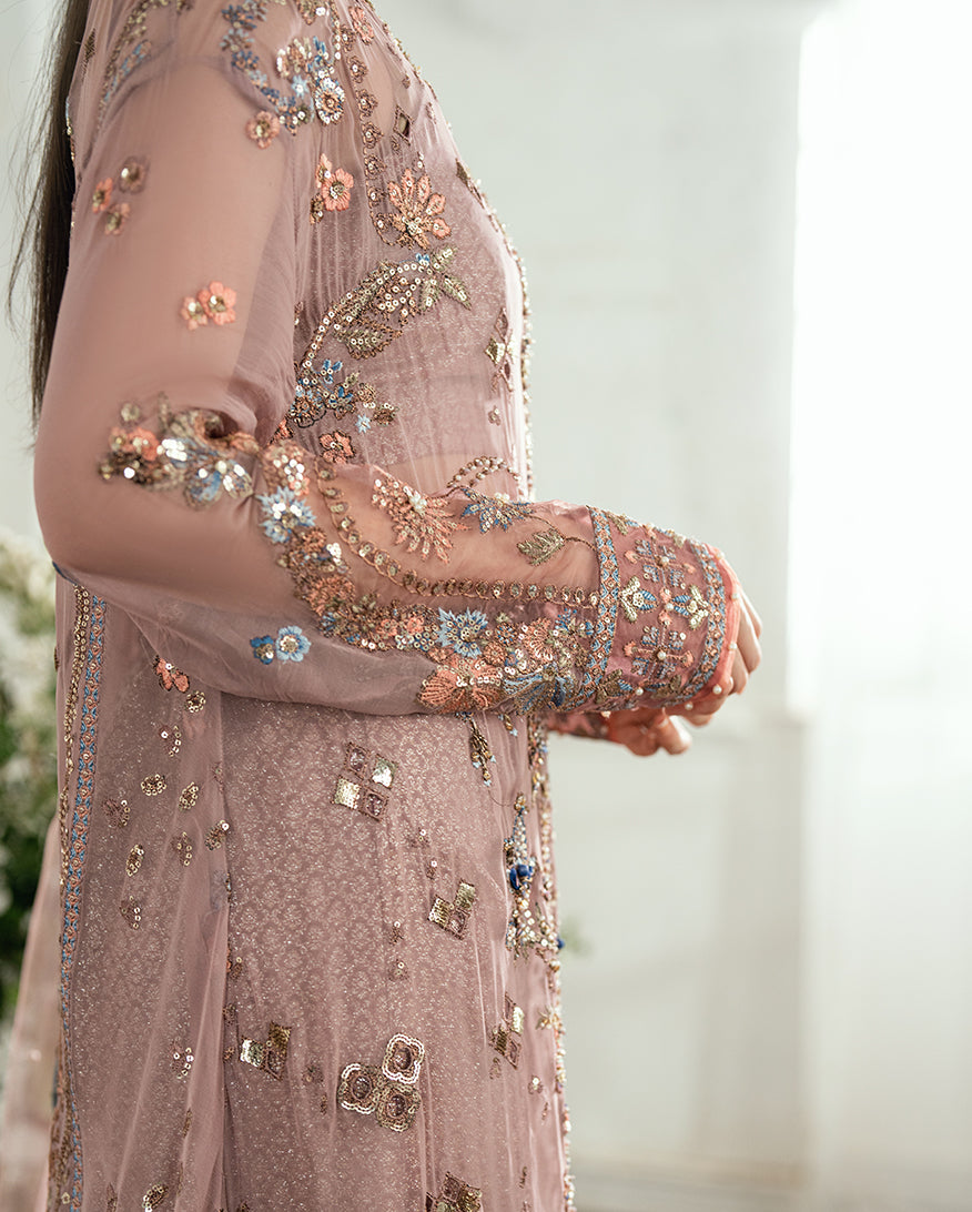 Mushq | Sham Shandaar Festive | Roop Rangoli - Casual Dress - available at Maria Faisal in UK and USA.