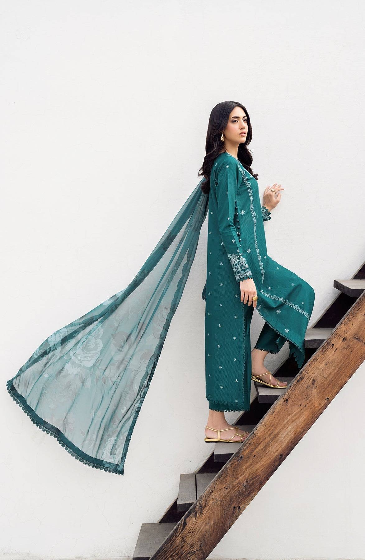 Zarif | Nura Textured Lawn 25 | NUSA by Maria Faisal - Registered Vendor of : Zarif - type : Ladies Clothes - 100% original wedding dresses