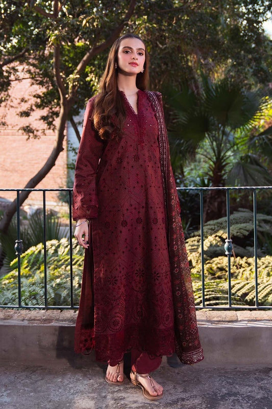 Neeshay | Summer Lines Printkari 25 | GARNET by Maria Faisal - Registered Vendor of : Neeshay - type : Ladies Clothes - 100% original wedding dresses