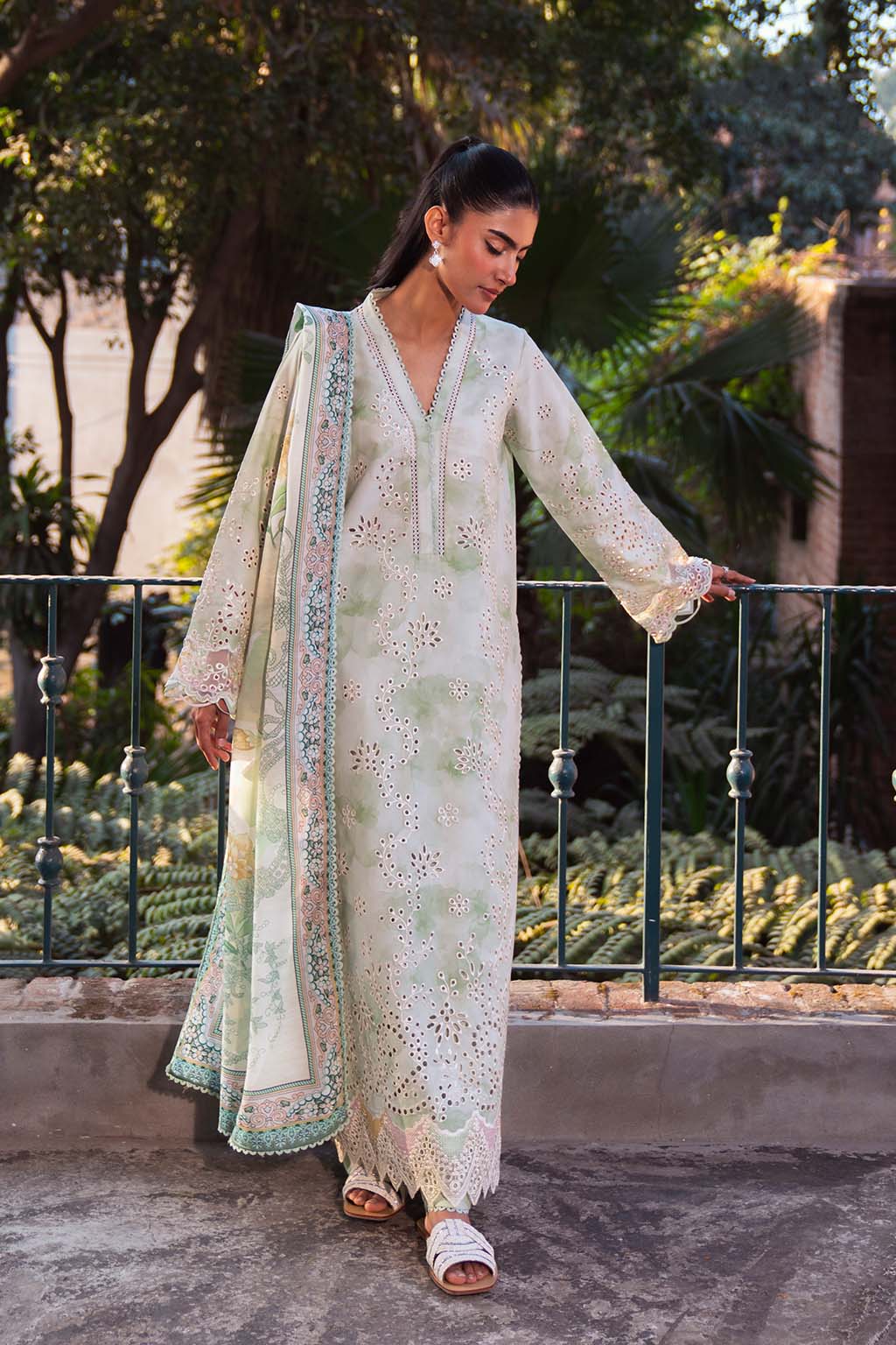 Neeshay | Summer Lines Printkari 25 | MEADOW MIST by Maria Faisal - Registered Vendor of : Neeshay - type : Ladies Clothes - 100% original wedding dresses