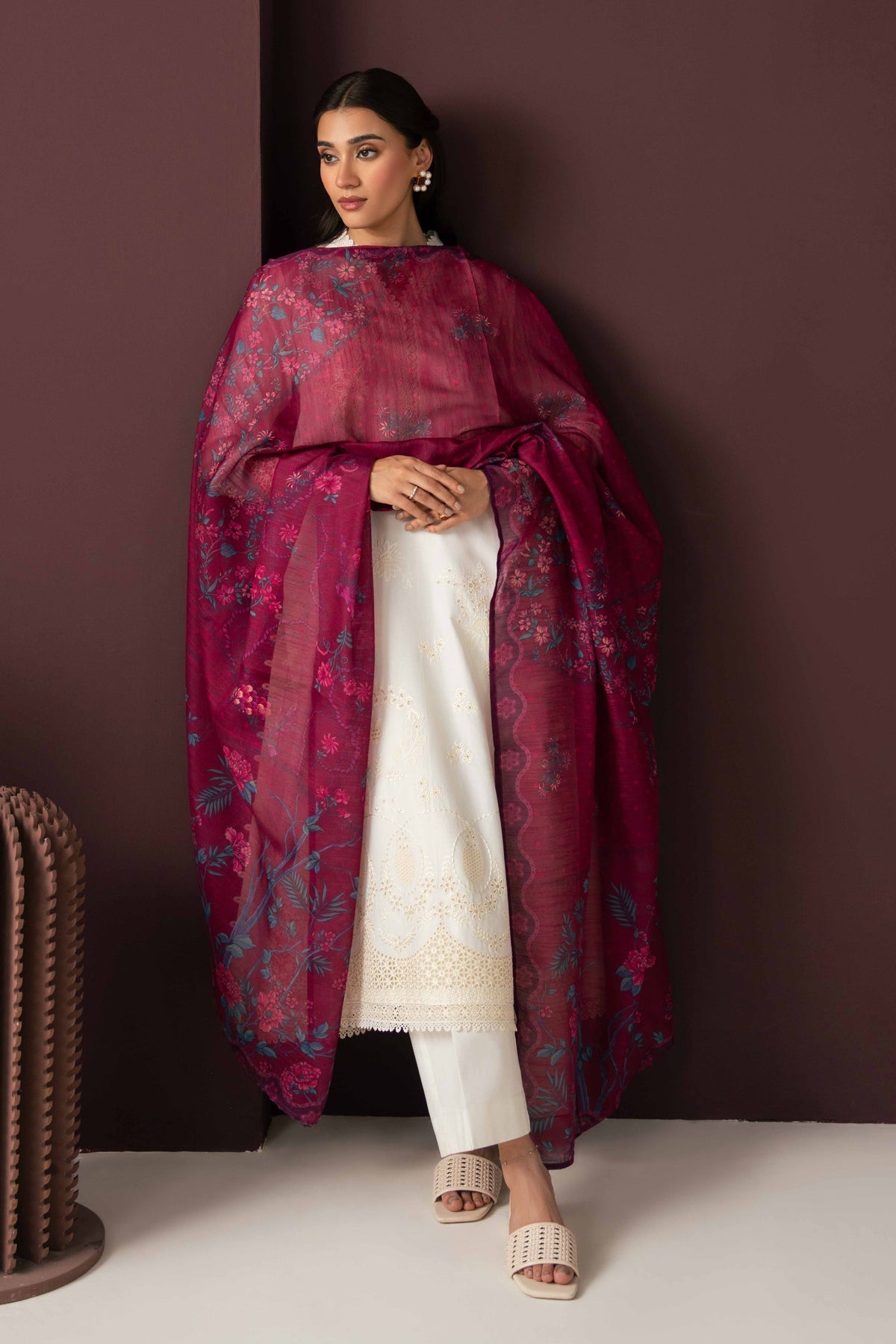 Xenia Formals | Namah Lawn 26 | SCALAR - Formal Dress - available at Maria Faisal in UK and USA.