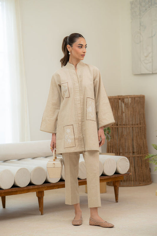 Sahar | Pre Essential Emb Edit | Sahara Veil - Ladies Clothes - Maria Faisal