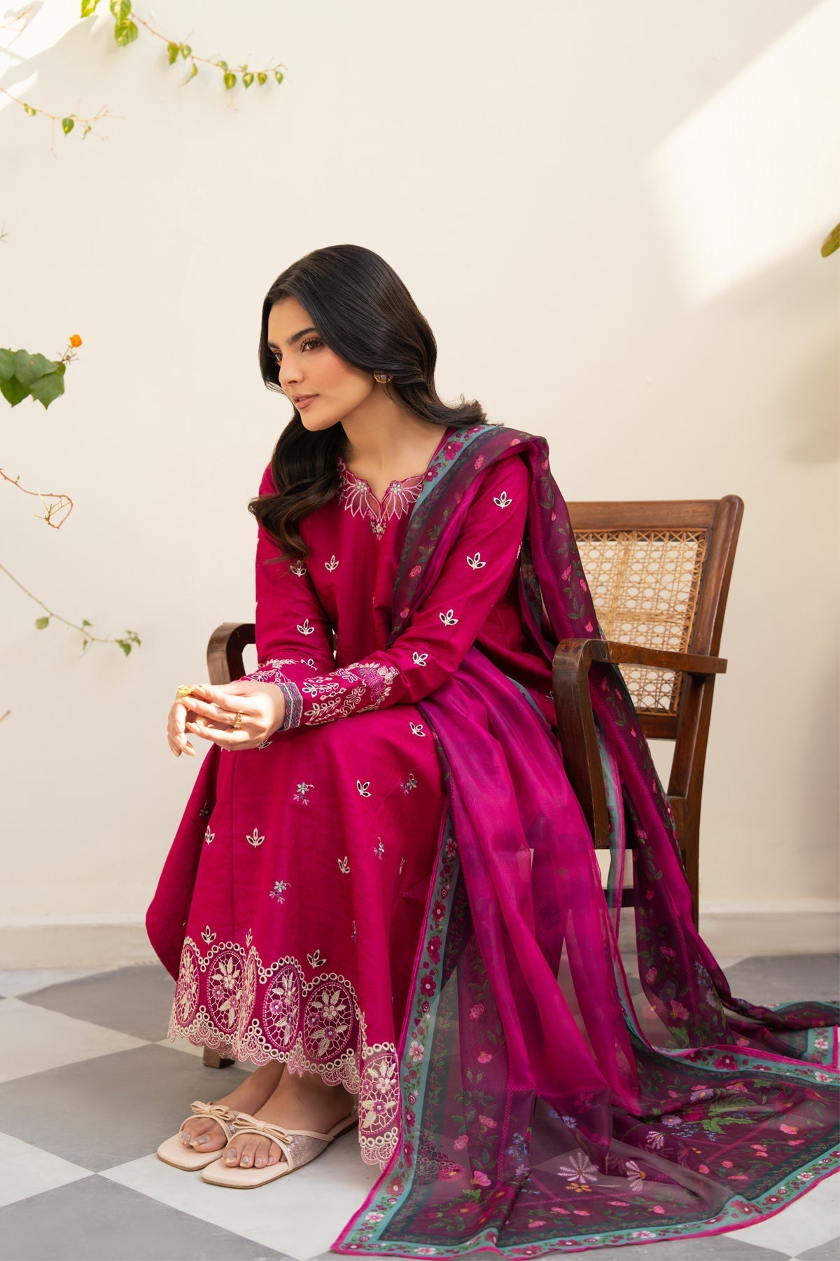 Xenia Formals | Namah Lawn 26 | VEYRAH - Formal Dress - available at Maria Faisal in UK and USA.