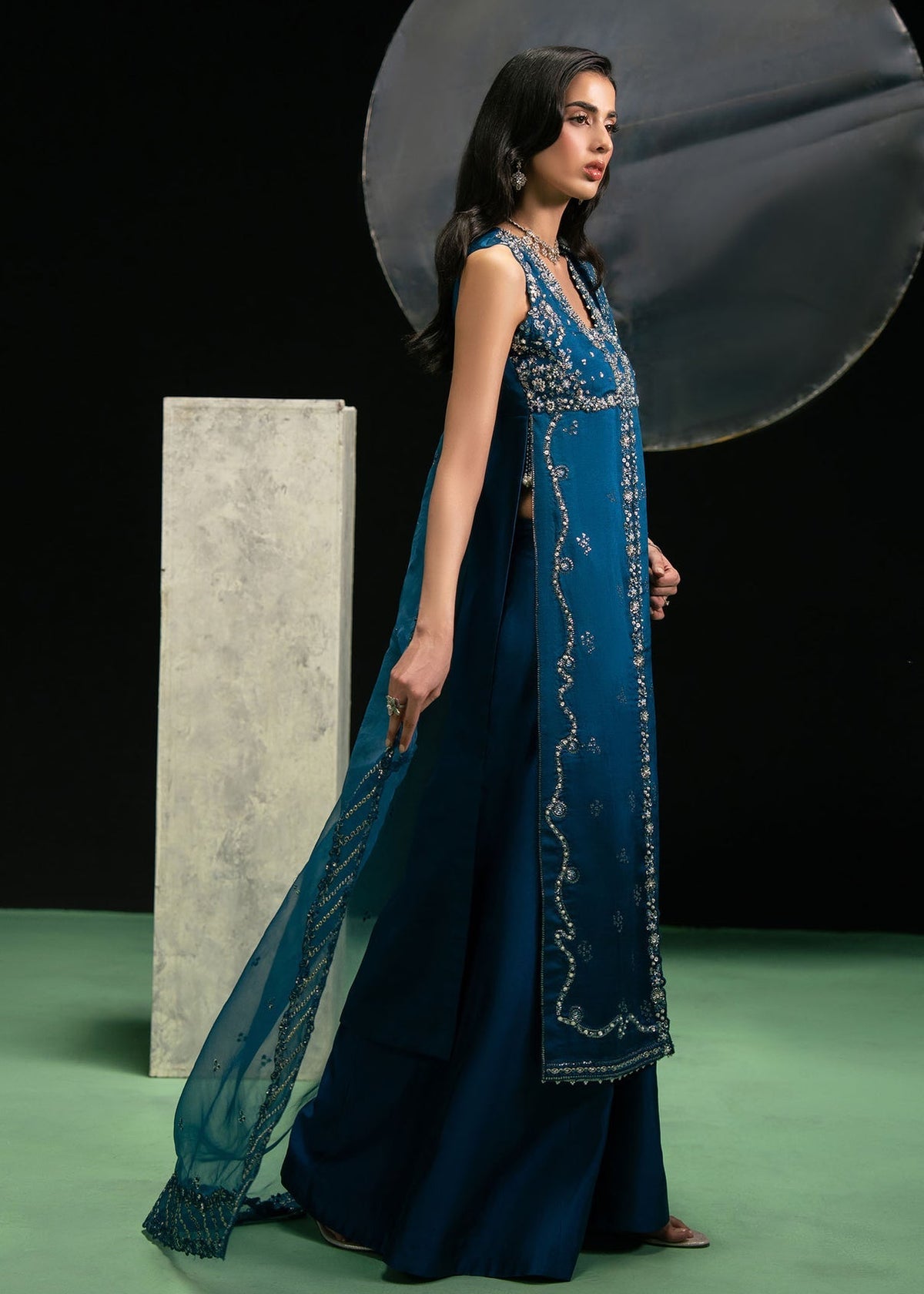 Dastoor | Leia Luxury Pret 26 | Azzure - Formal Dress - available at Maria Faisal in UK and USA.