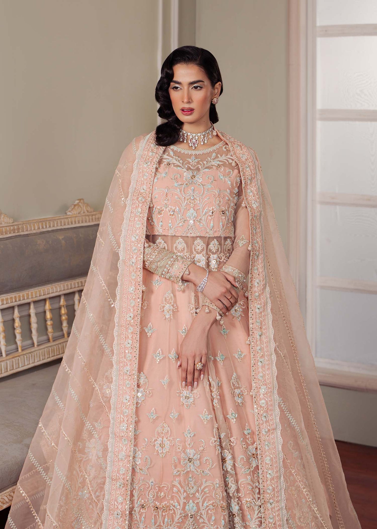 Dastoor | Airah Festive 25 | Cascade by Maria Faisal - Registered Vendor of : Dastoor - type : Ladies Clothes - 100% original wedding dresses
