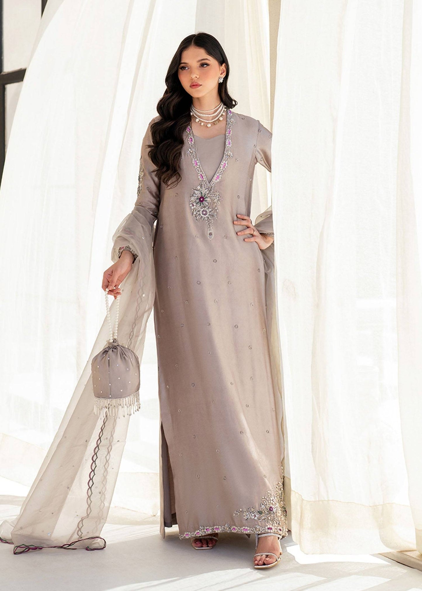 Dastoor | Maahi Luxury Pret 25 | Eris by Maria Faisal - Registered Vendor of : Dastoor - type : Ladies Clothes - 100% original wedding dresses