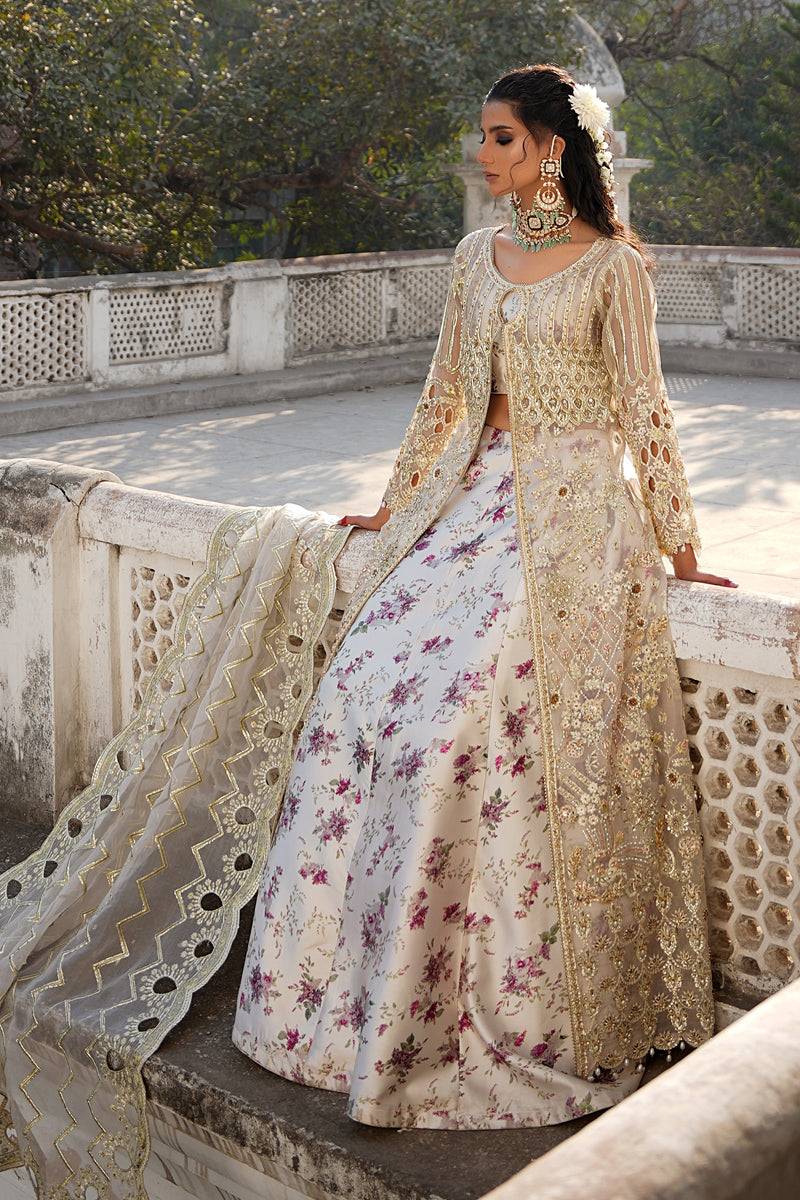 Maryams | Zeenat Luxury Formals | White Orchid - Z-01 by Maria Faisal - Registered Vendor of : Maryams - type : Ladies Clothes - 100% original wedding dresses