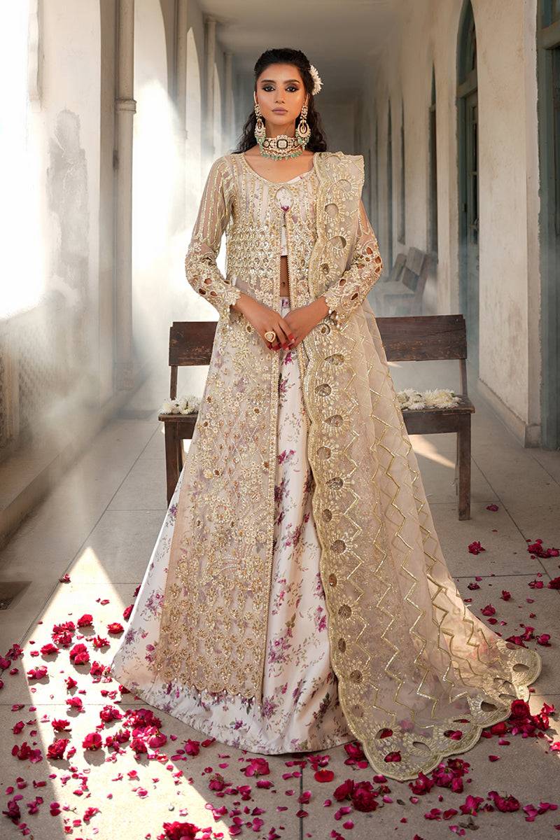Maryams | Zeenat Luxury Formals | White Orchid - Z-01 by Maria Faisal - Registered Vendor of : Maryams - type : Ladies Clothes - 100% original wedding dresses