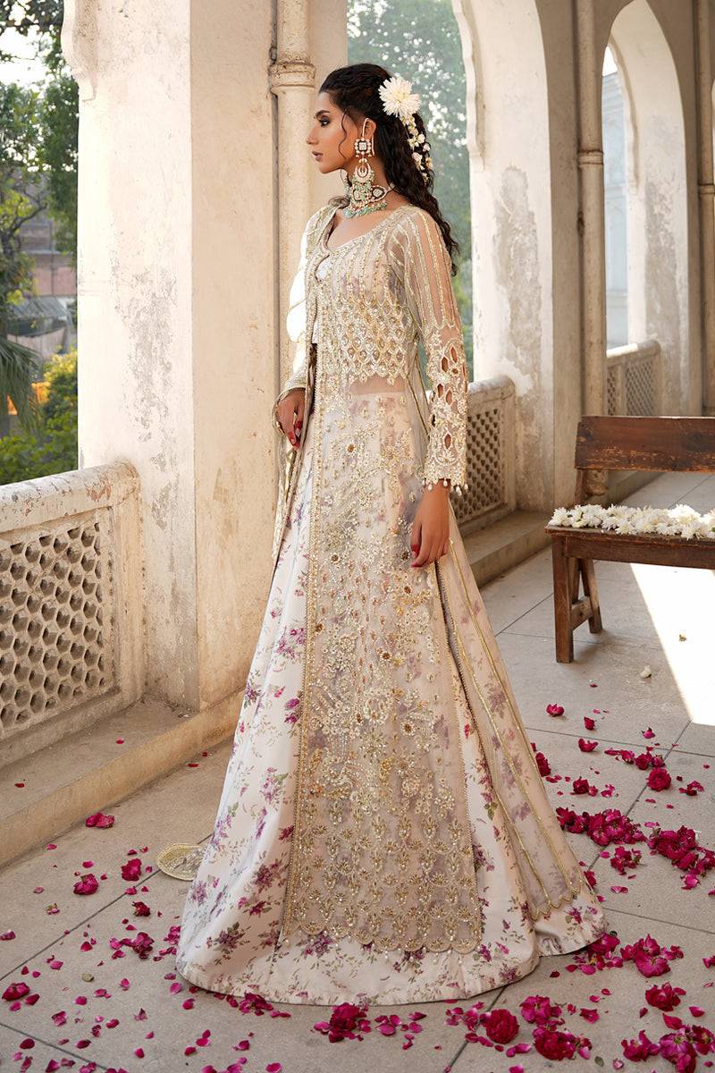 Maryams | Zeenat Luxury Formals | White Orchid - Z-01 by Maria Faisal - Registered Vendor of : Maryams - type : Ladies Clothes - 100% original wedding dresses