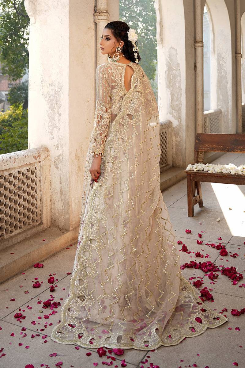 Maryams | Zeenat Luxury Formals | White Orchid - Z-01 by Maria Faisal - Registered Vendor of : Maryams - type : Ladies Clothes - 100% original wedding dresses