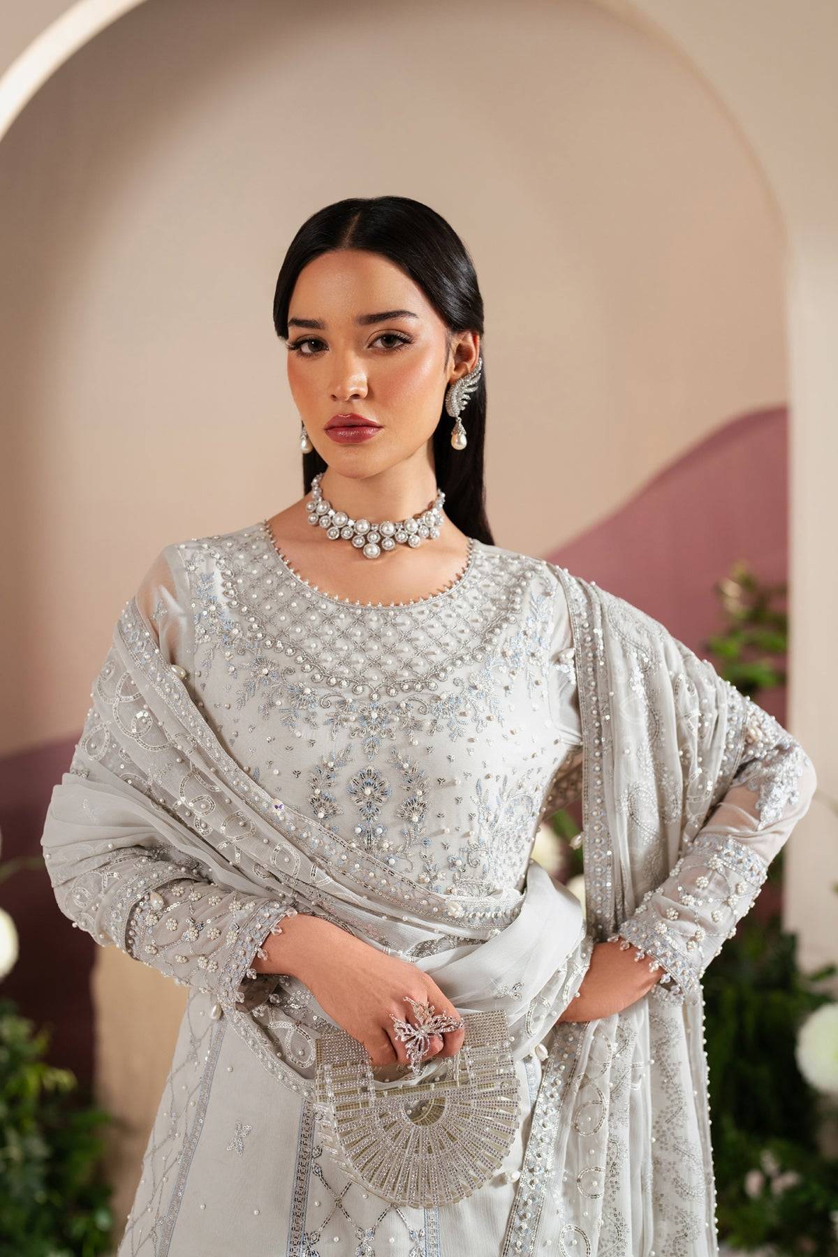 Alizeh | Handcrafted Eid Edit 25 | AF-HM-4032-Musk by Maria Faisal - Registered Vendor of : Alizeh - type : Ladies Clothes - 100% original wedding dresses