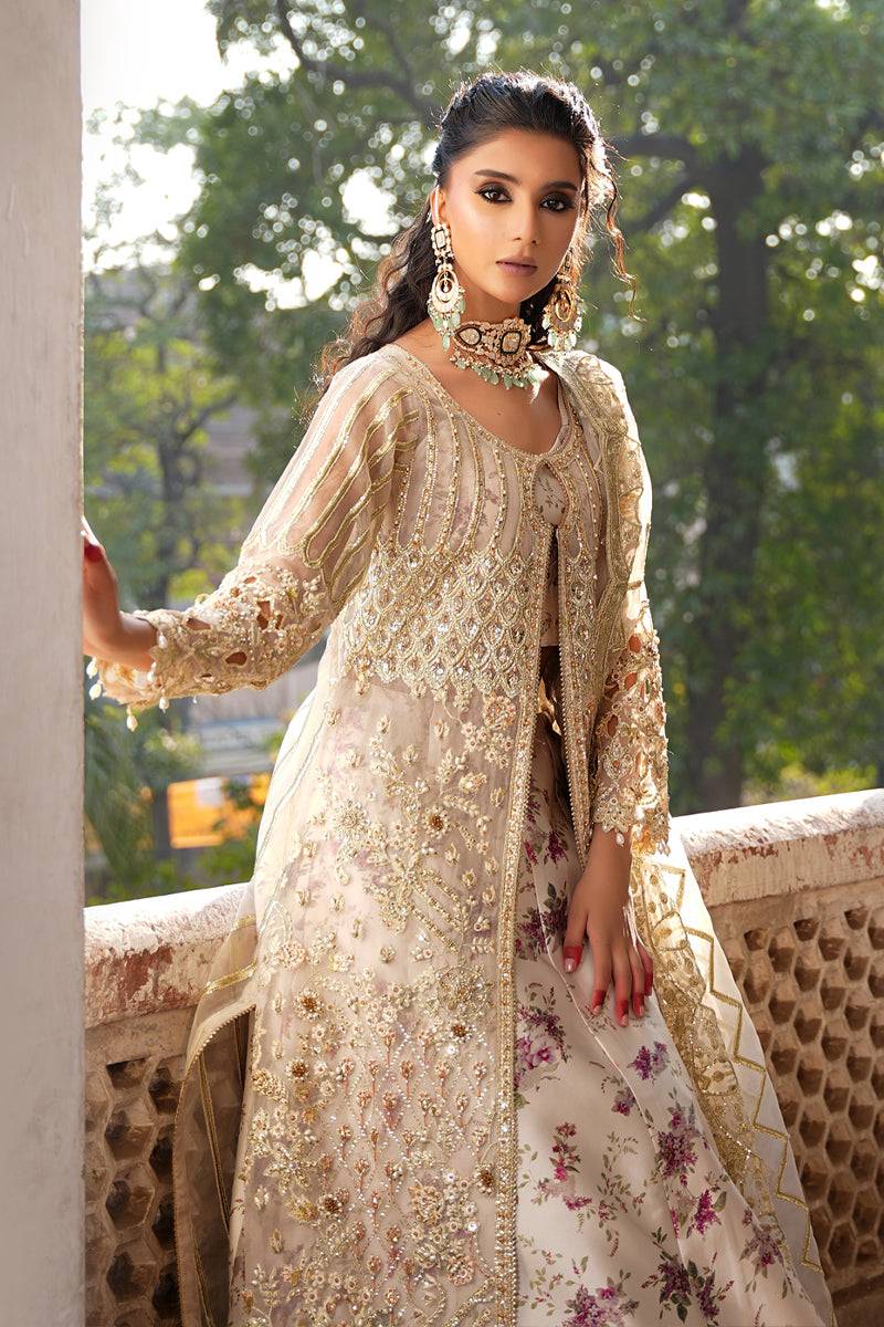 Maryams | Zeenat Luxury Formals | White Orchid - Z-01 by Maria Faisal - Registered Vendor of : Maryams - type : Ladies Clothes - 100% original wedding dresses