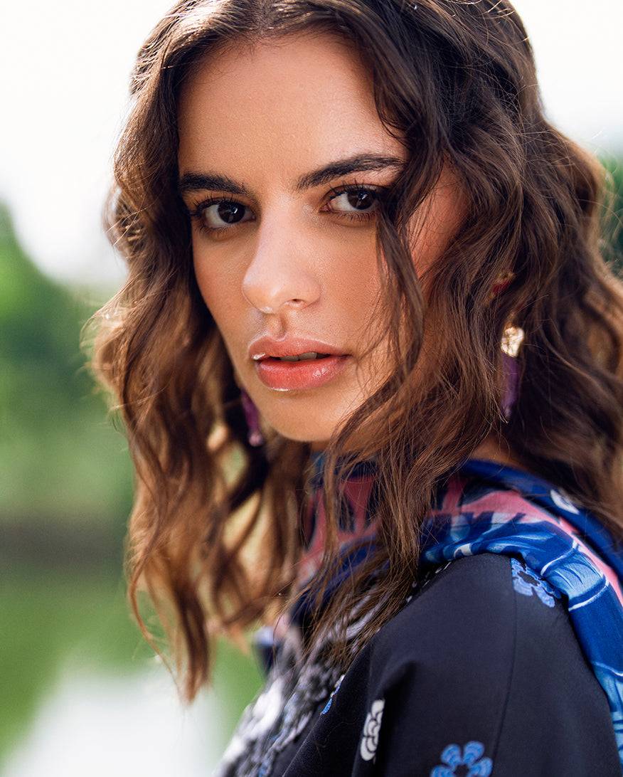 Roheenaz | Garden Veal Printed Lawn 25 |BlackBerry Frost by Maria Faisal - Registered Vendor of : Roheenaz - type : Ladies Clothes - 100% original wedding dresses