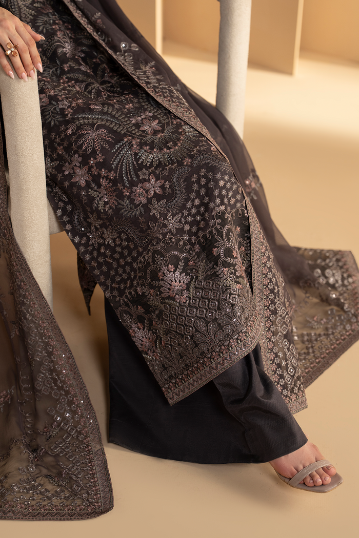 Lavish Premium | Purkashish Formals | Coco Noir - Formal Dress - available at Maria Faisal in UK and USA.