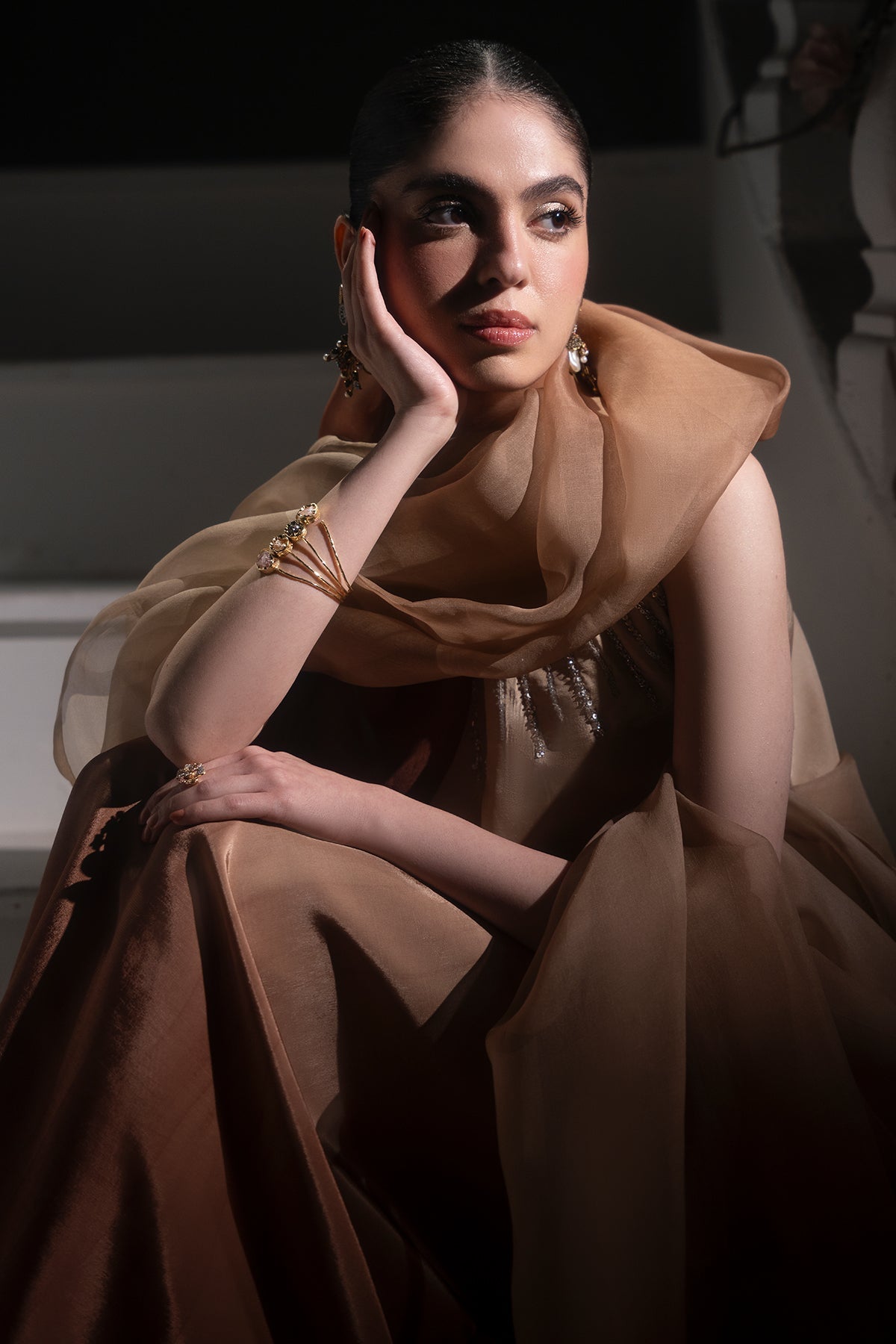 Mina Kashif | Emilie Formals | Daze - Formal Dress - available at Maria Faisal in UK and USA.
