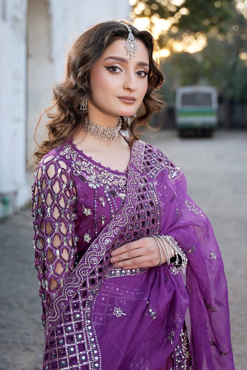 Maryams | Zeenat Luxury Formals | Crimson Bloom - Z-02 by Maria Faisal - Registered Vendor of : Maryams - type : Ladies Clothes - 100% original wedding dresses