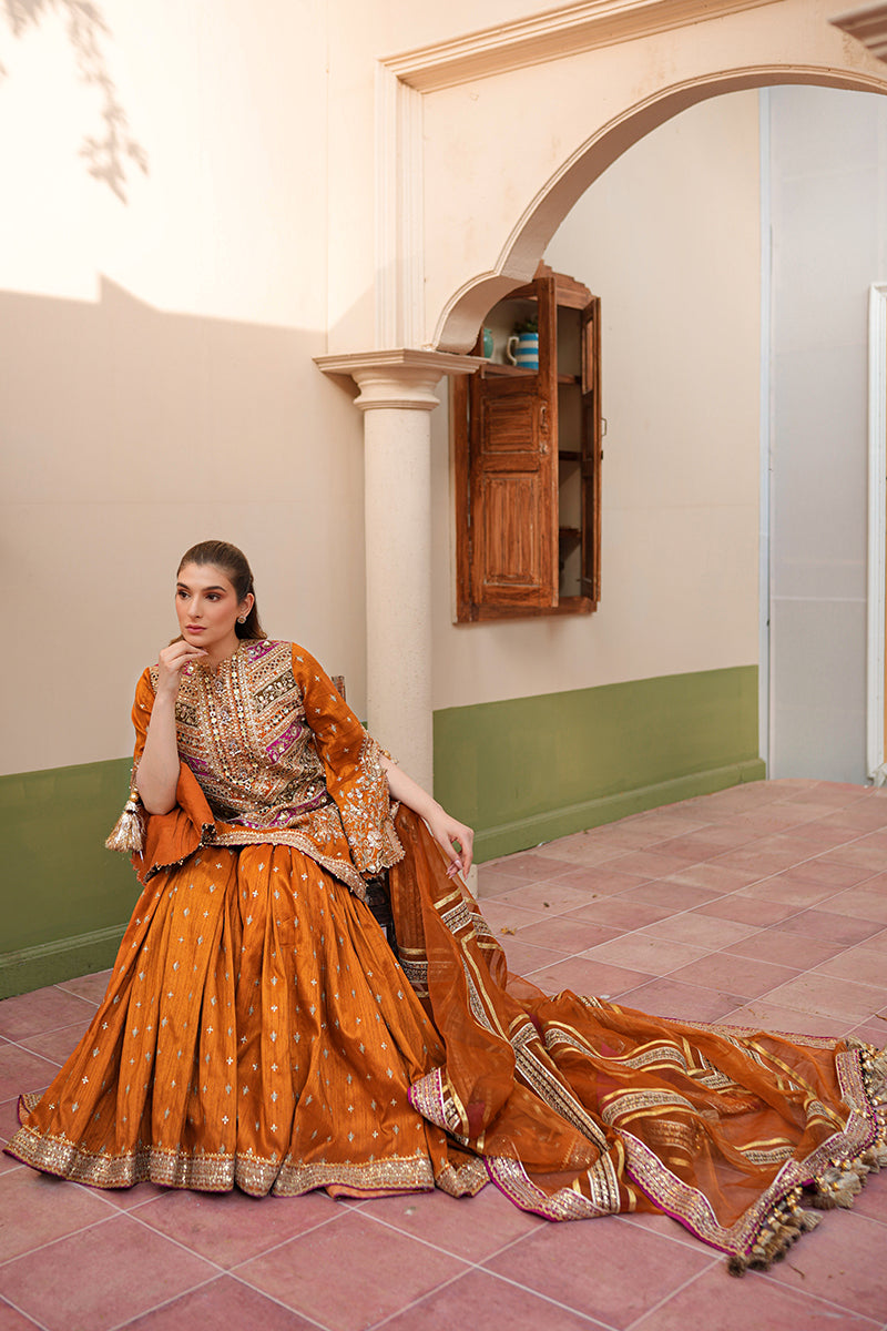 MNR | Zarlish Festive 25 | Zainab Reza in Ranjish - Formal Dress - available at Maria Faisal in UK and USA.