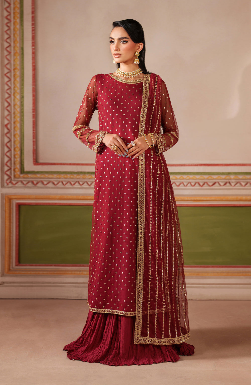 Zarif | Falesia Formals | UNST-HF-01 MUHAAG - Ladies Clothes - Maria Faisal