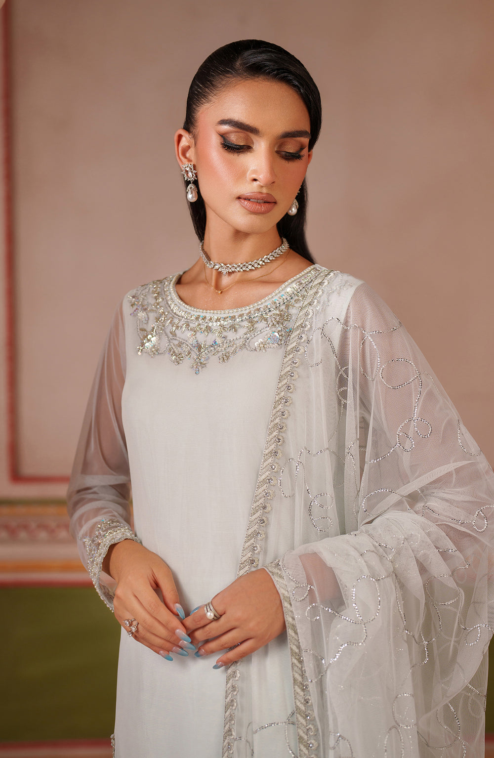 Zarif | Falesia Formals | UNST-HF-03 ROOMAY - Ladies Clothes - Maria Faisal