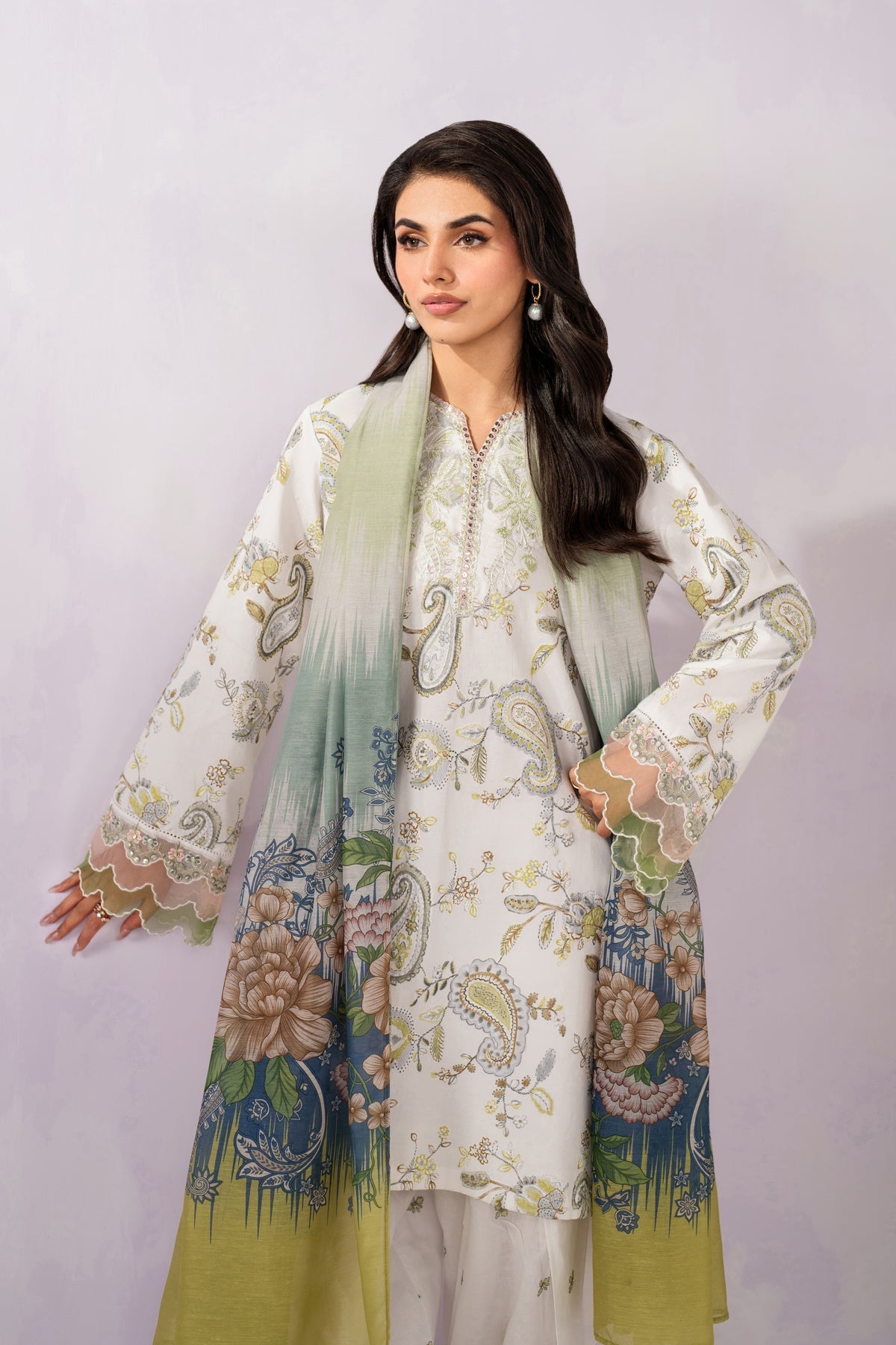 Xenia Formals | Lessence Summer 26 | IZZY - Formal Dress - available at Maria Faisal in UK and USA.