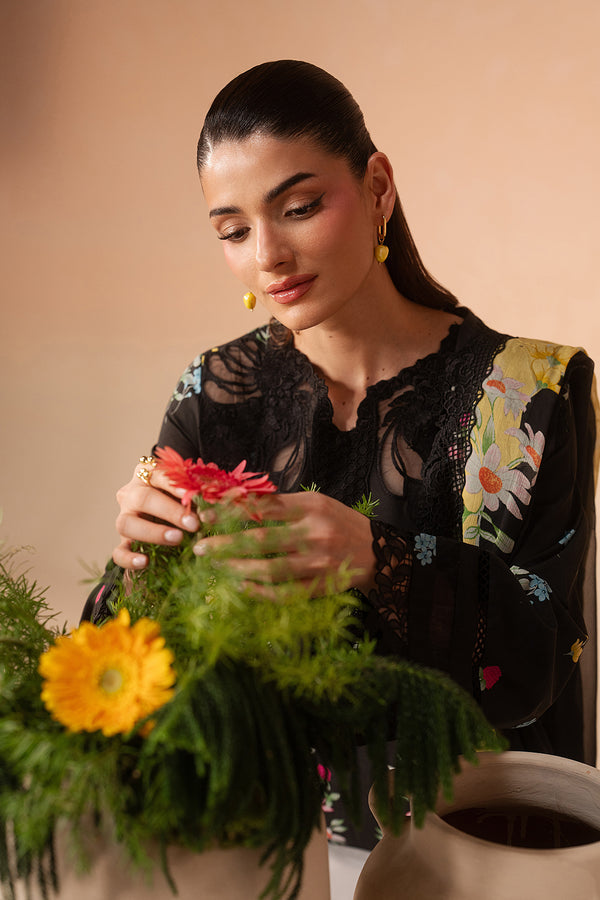 Afrozeh | The Haze 26 | Evania Rust - Luxury Dress - available at Maria Faisal in UK and USA.