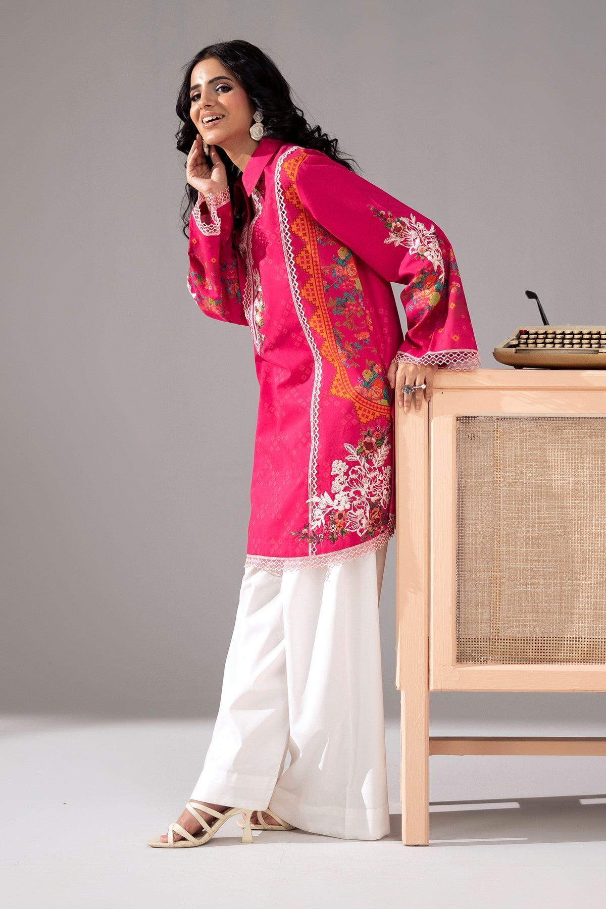 Charizma | Festive Edit | CNP-6-229 - Luxury Dress - available at Maria Faisal in UK and USA.