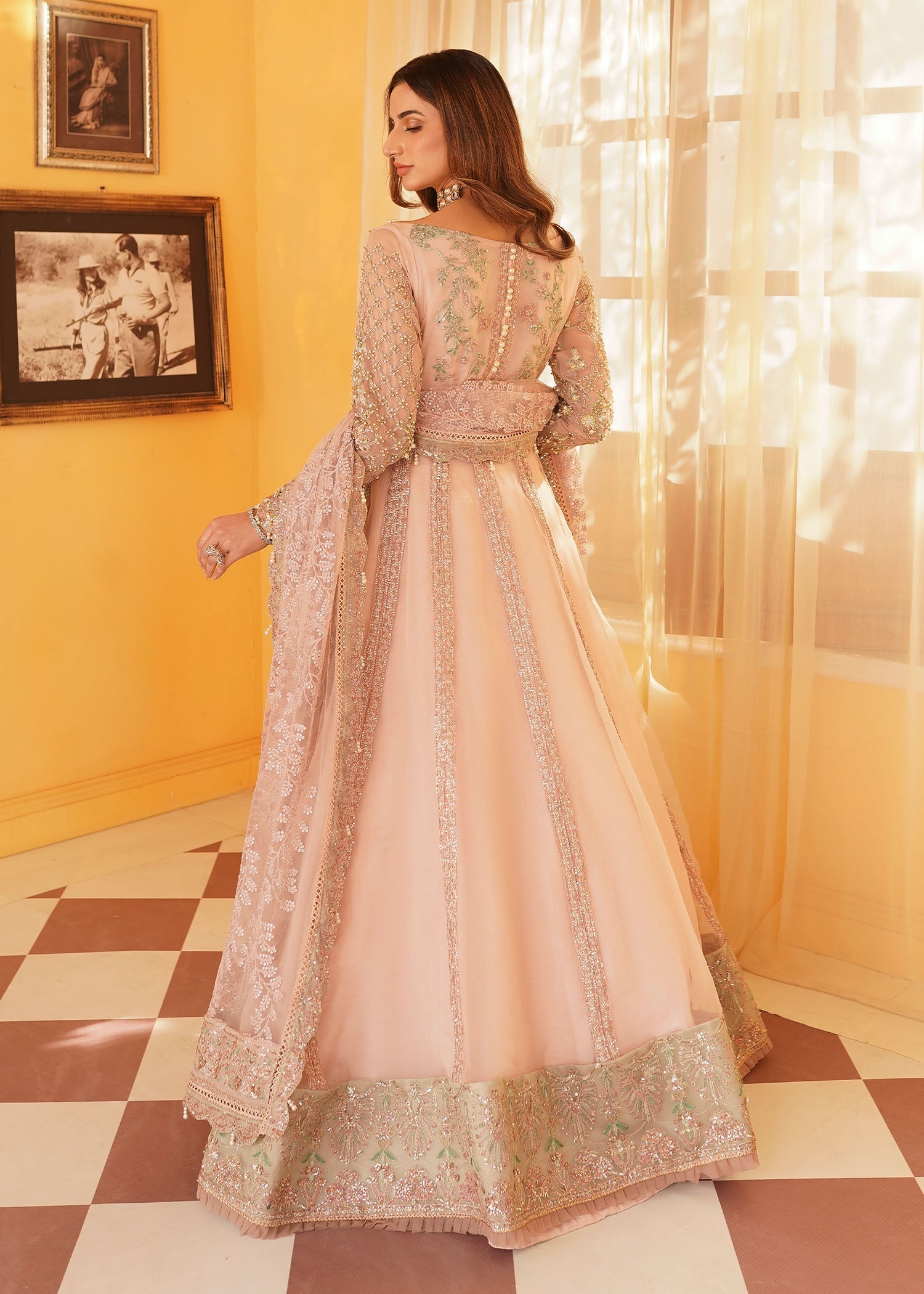 Mehak Yaqoob | Serene Vol 3 | Salmon Pink - Wedding Dress