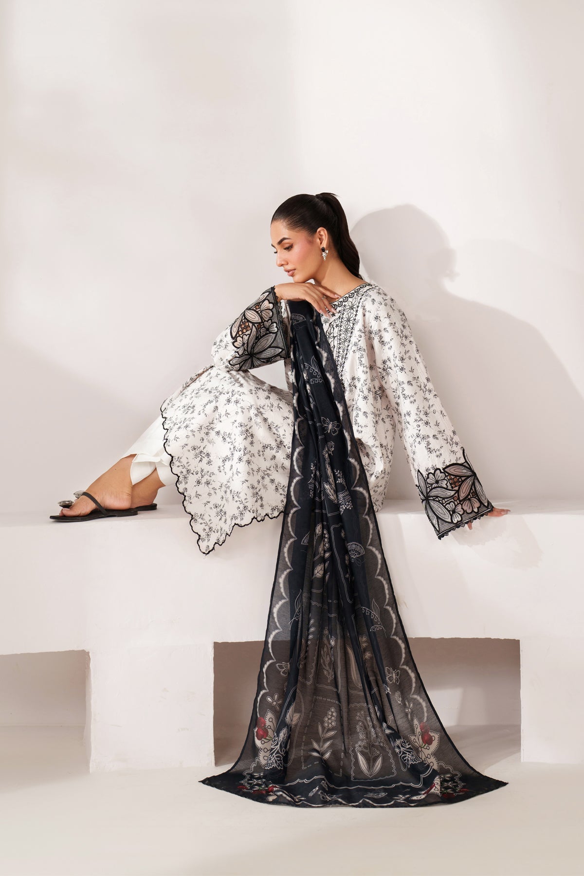 Xenia Formals | Lessence Summer 26 | TIA - Formal Dress - available at Maria Faisal in UK and USA.