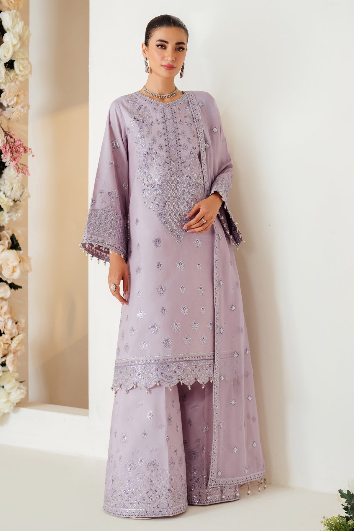 Alizeh | Luxury Raw Silk | AF-RS-02-BERRY - Ladies Clothes - Maria Faisal