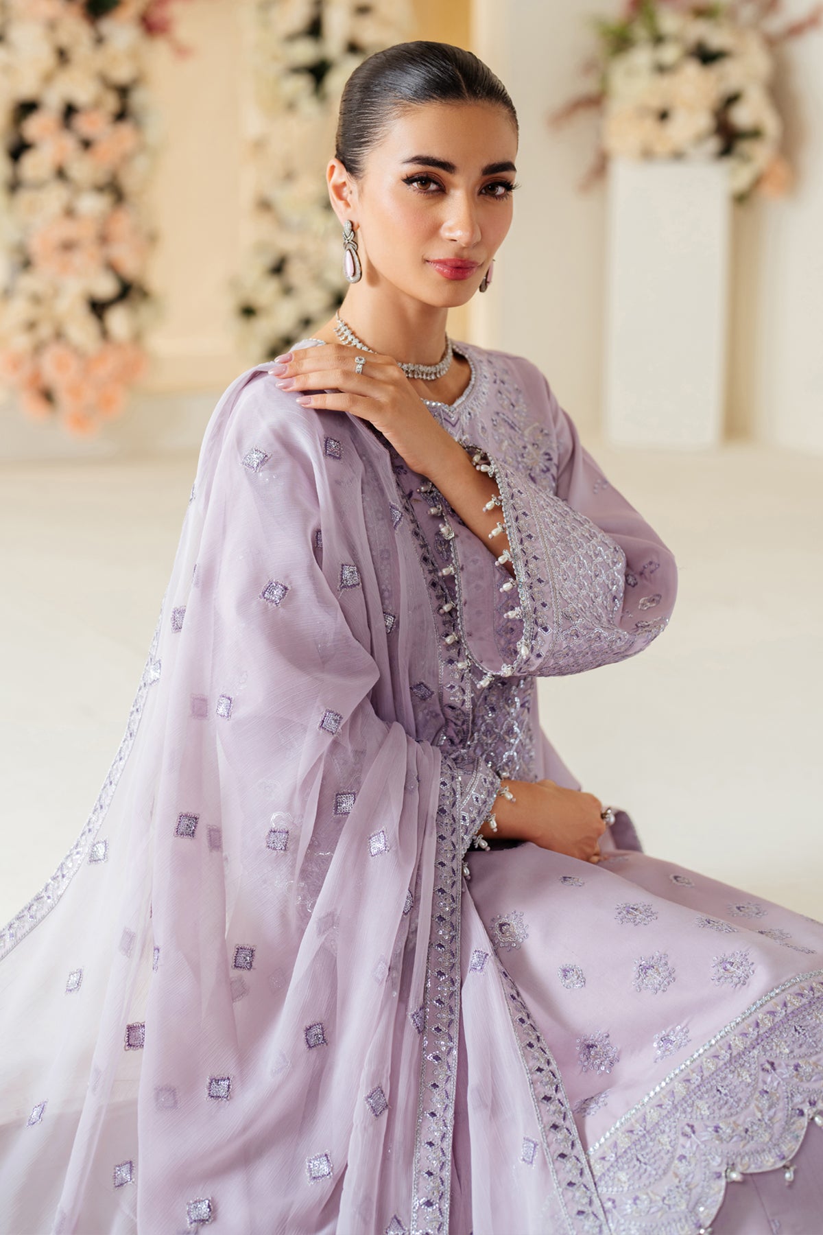 Alizeh | Luxury Raw Silk | AF-RS-02-BERRY - Ladies Clothes - Maria Faisal