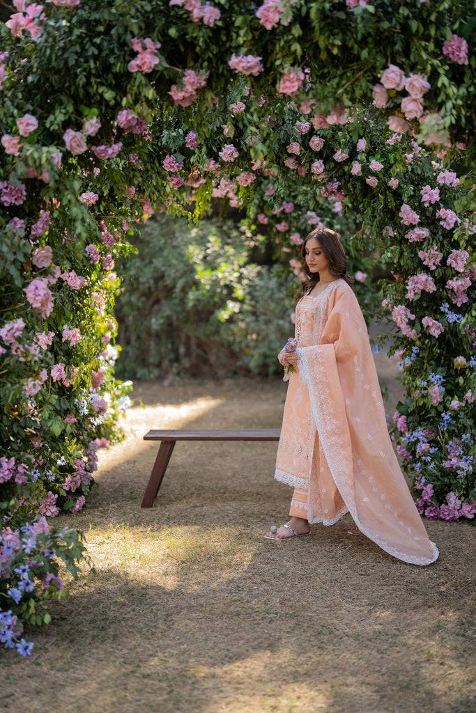 Florent | Chikankari Eid 25 | FLC-1B by Maria Faisal - Registered Vendor of : Florent - type : Ladies Clothes - 100% original wedding dresses