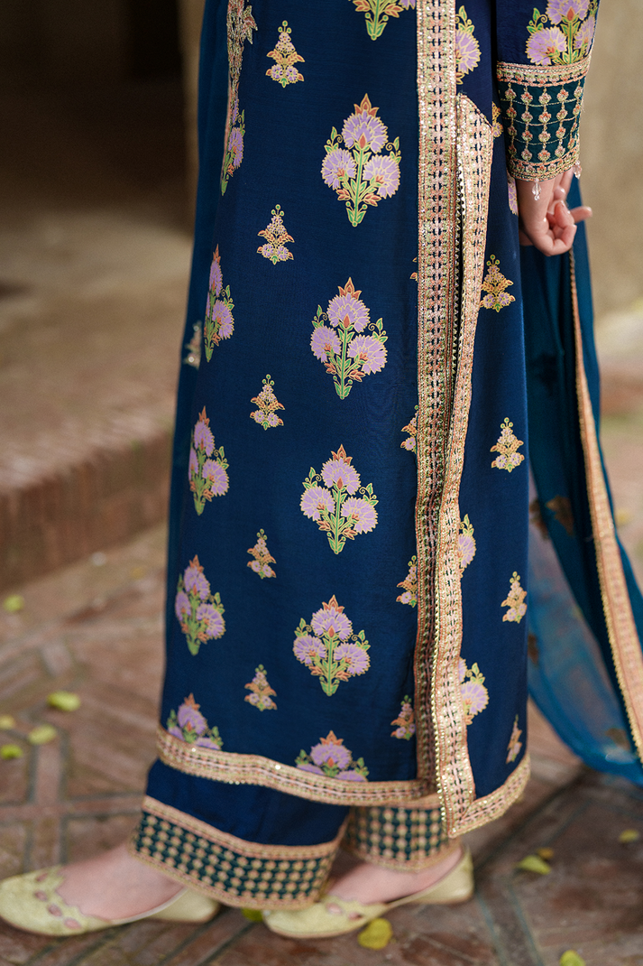 Saad Shaikh | Zaria Festive Pret 25 | SAPPHIRE - Formal Dress - available at Maria Faisal in UK and USA.