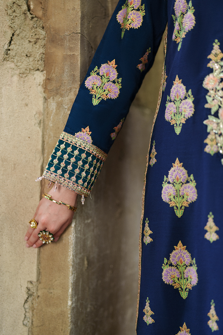 Saad Shaikh | Zaria Festive Pret 25 | SAPPHIRE - Formal Dress - available at Maria Faisal in UK and USA.