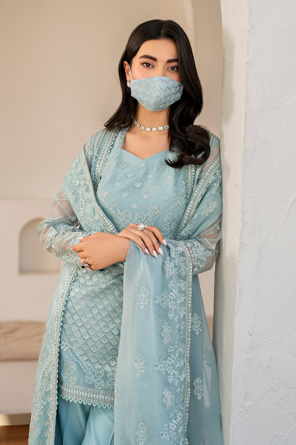 Flossie | Naqsh Formals | S-1405 (B) - Ladies Clothes - Maria Faisal