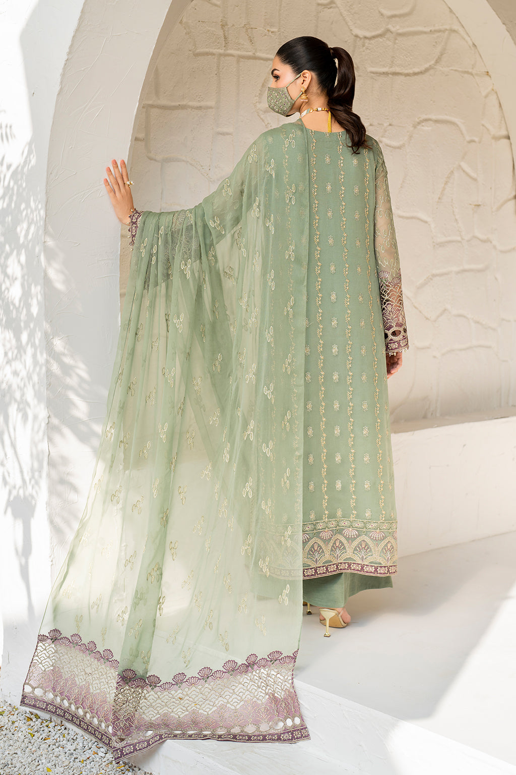 Flossie | Naqsh Formals | S-1406 - Ladies Clothes - Maria Faisal