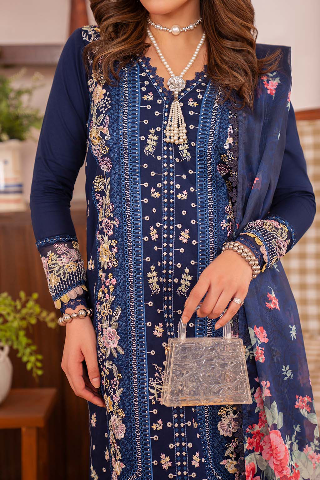 Neeshay | Symphony Luxury Lawn | VESPER by Maria Faisal - Registered Vendor of : Neeshay - type : Ladies Clothes - 100% original wedding dresses