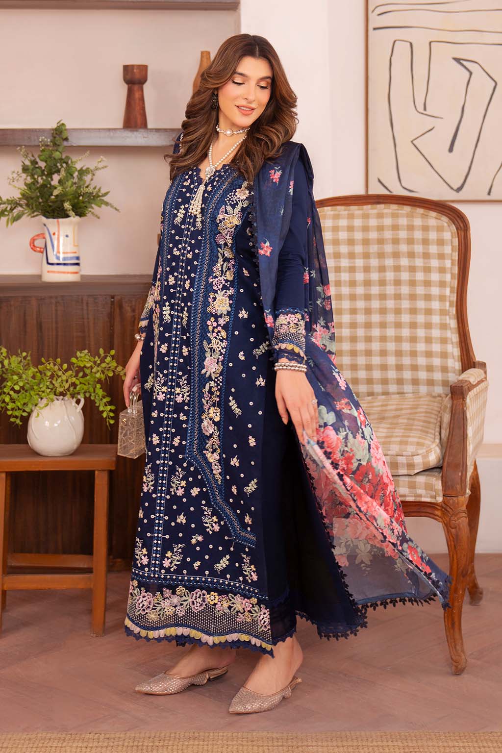 Neeshay | Symphony Luxury Lawn | VESPER by Maria Faisal - Registered Vendor of : Neeshay - type : Ladies Clothes - 100% original wedding dresses