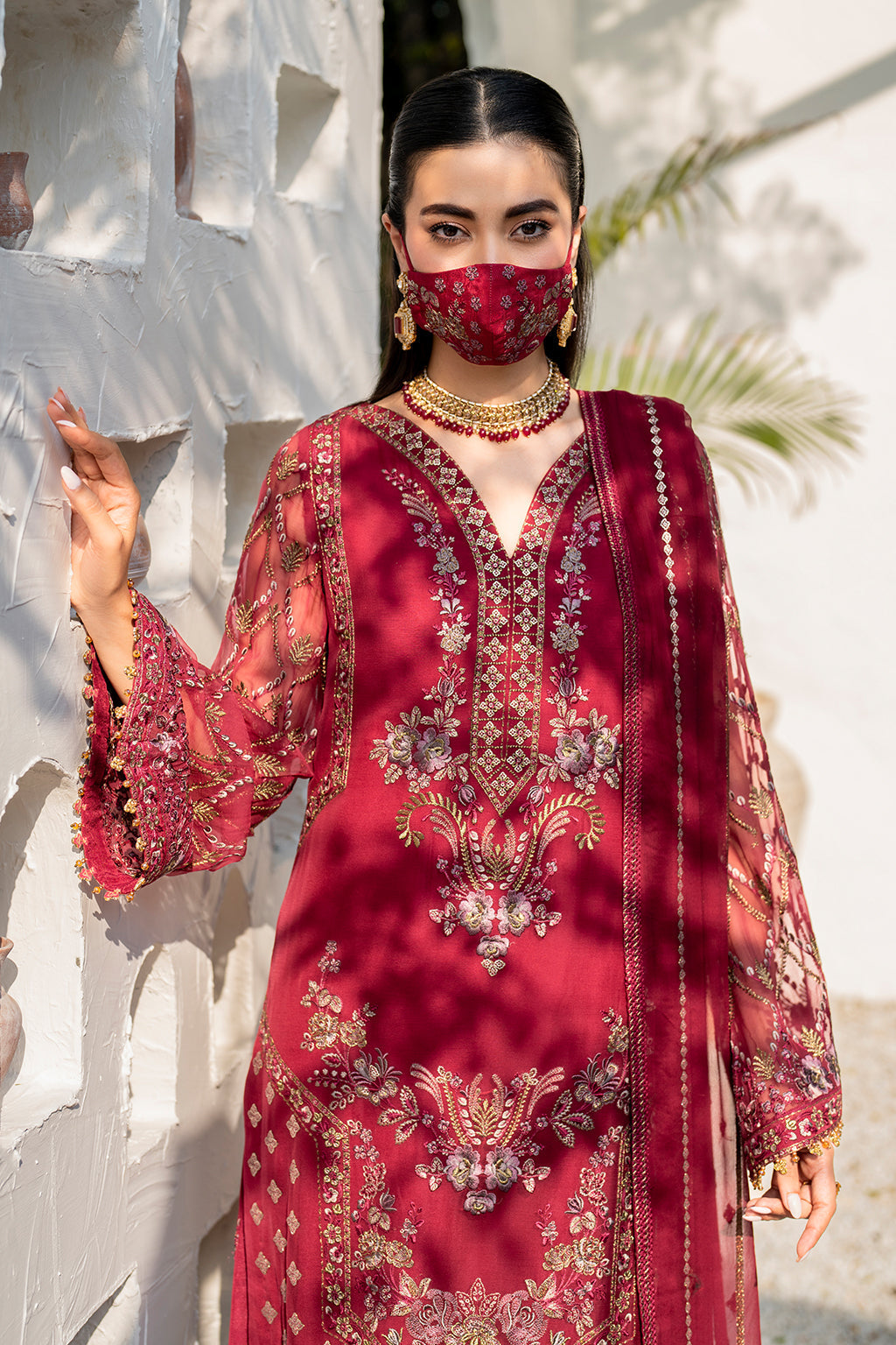 Flossie | Naqsh Formals | S-1402 (A) - Ladies Clothes - Maria Faisal