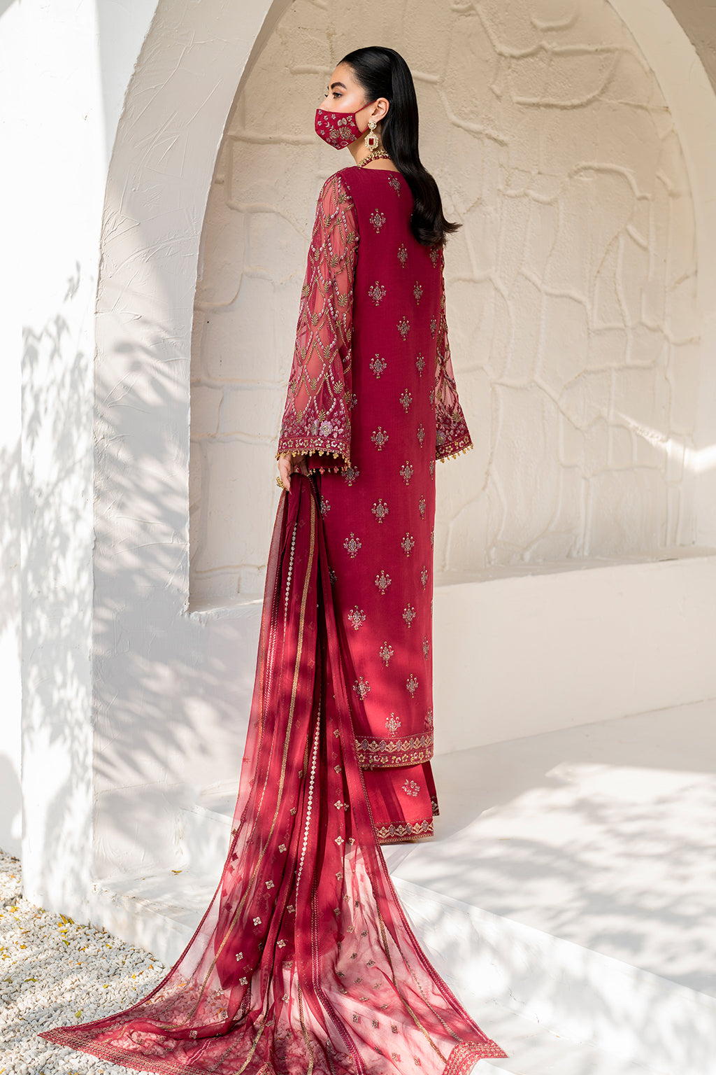 Flossie | Naqsh Formals | S-1402 (A) - Ladies Clothes - Maria Faisal