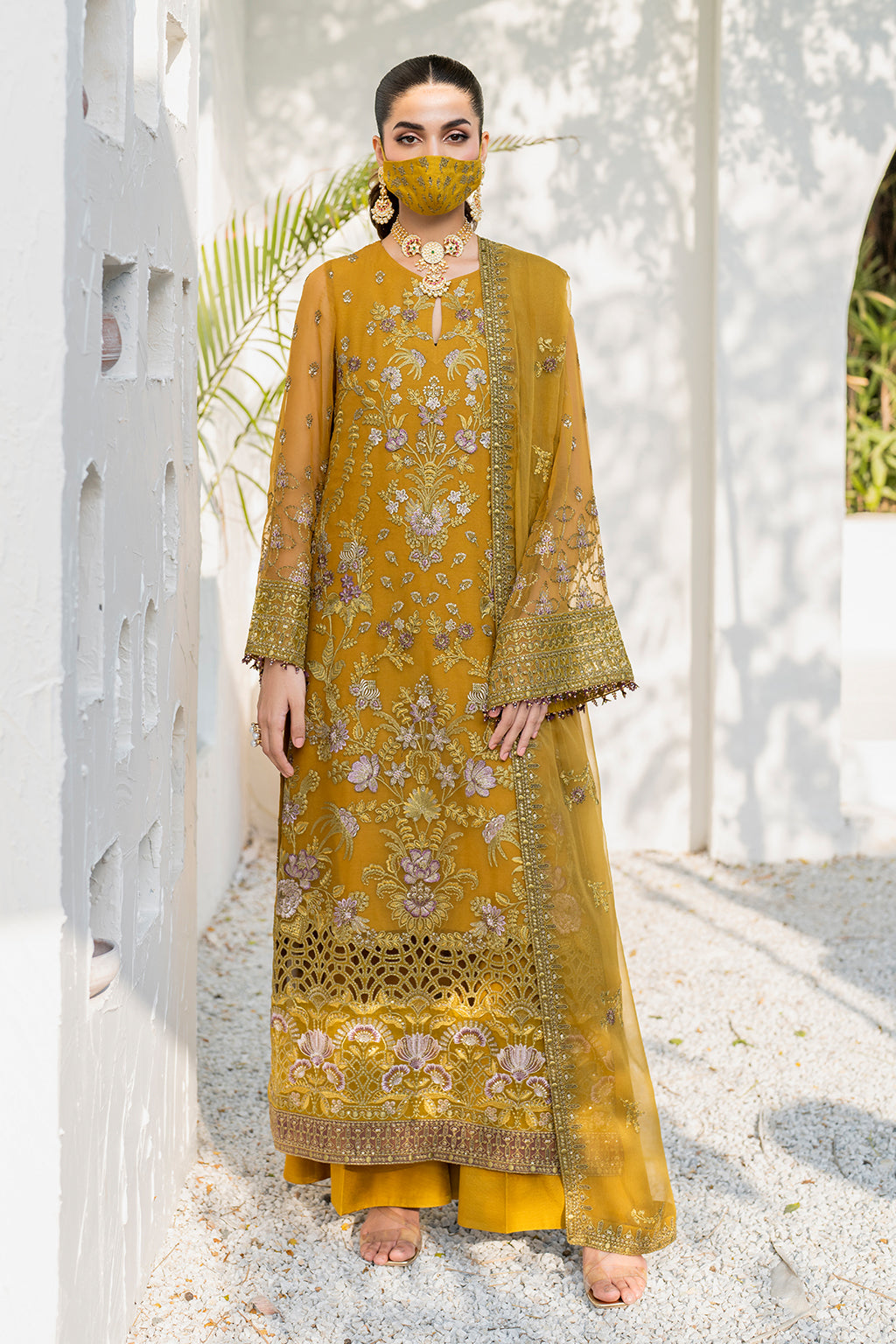 Flossie | Naqsh Formals | S-1404 (A) - Ladies Clothes - Maria Faisal