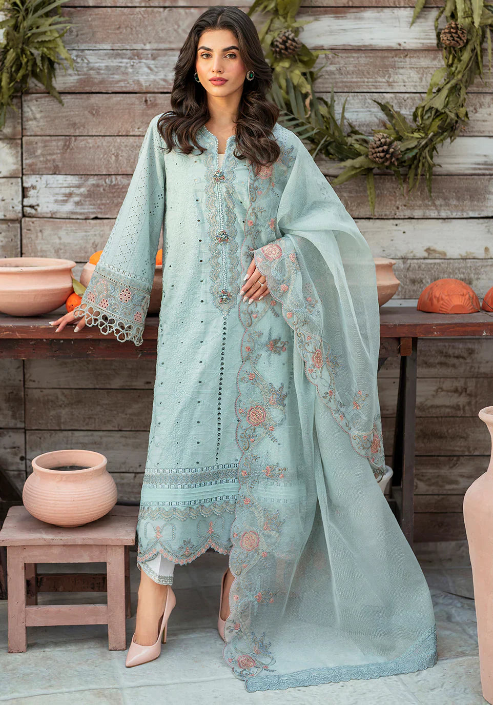 Zarqash | Belle Ame 24 | BL 009 BLEU VERT - Ladies Clothes